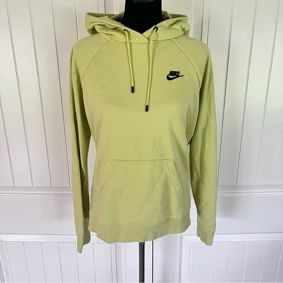 Nike Tops - Nike neon green yellow women’s size medium hoodie